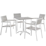 Maine 5 Piece Outdoor Patio Dining Set by Lefancy