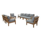 Marina 8 Piece Outdoor Patio Teak Set by Lefancy