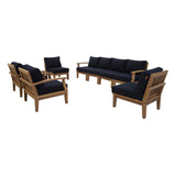 Marina 8 Piece Outdoor Patio Teak Set by Lefancy