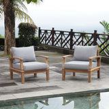 Marina 2 Piece Outdoor Patio Teak Set by Lefancy