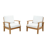 Marina 2 Piece Outdoor Patio Teak Set by Lefancy