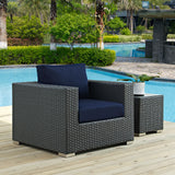 Sojourn Outdoor Patio Sunbrella® Armchair by Lefancy