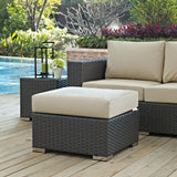 Sojourn Outdoor Patio Sunbrella® Ottoman by Lefancy