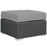 Sojourn Outdoor Patio Sunbrella® Ottoman by Lefancy