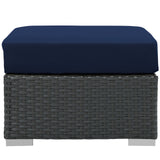 Sojourn Outdoor Patio Sunbrella® Ottoman by Lefancy