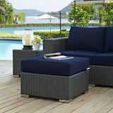 Sojourn Outdoor Patio Sunbrella® Ottoman by Lefancy