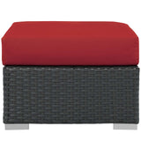 Sojourn Outdoor Patio Sunbrella® Ottoman by Lefancy