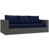 Sojourn Outdoor Patio Sunbrella® Sofa by Lefancy