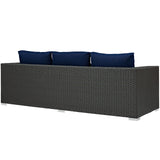 Sojourn Outdoor Patio Sunbrella® Sofa by Lefancy