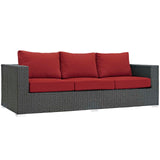 Sojourn Outdoor Patio Sunbrella® Sofa by Lefancy