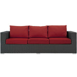 Sojourn Outdoor Patio Sunbrella® Sofa by Lefancy