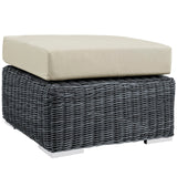 Summon Outdoor Patio Sunbrella® Ottoman by Lefancy