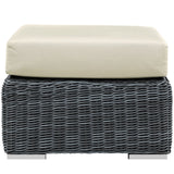 Summon Outdoor Patio Sunbrella® Ottoman by Lefancy