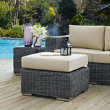 Summon Outdoor Patio Sunbrella® Ottoman by Lefancy