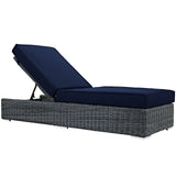 Summon Outdoor Patio Sunbrella® Chaise Lounge by Lefancy