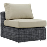 Summon 7 Piece Outdoor Patio Sunbrella® Sectional Set by Lefancy
