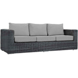 Summon 3 Piece Outdoor Patio Sunbrella® Sectional Set by Lefancy