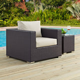 Convene Outdoor Patio Armchair by Lefancy