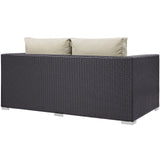 Convene Outdoor Patio Loveseat by Lefancy