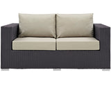 Convene Outdoor Patio Loveseat by Lefancy