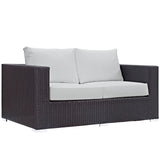 Convene Outdoor Patio Loveseat by Lefancy