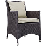 Convene Dining Outdoor Patio Armchair by Lefancy