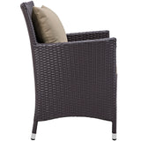Convene Dining Outdoor Patio Armchair by Lefancy
