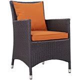 Convene Dining Outdoor Patio Armchair by Lefancy