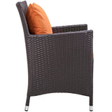 Convene Dining Outdoor Patio Armchair by Lefancy