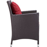 Convene Dining Outdoor Patio Armchair by Lefancy