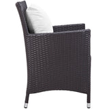 Convene Dining Outdoor Patio Armchair by Lefancy