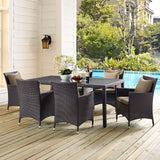 Convene 70" Outdoor Patio Dining Table by Lefancy