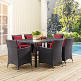 Convene 59" Outdoor Patio Dining Table by Lefancy