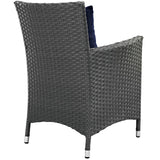 Sojourn Dining Outdoor Patio Sunbrella® Armchair by Lefancy
