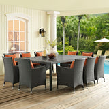 Sojourn 90" Outdoor Patio Dining Table by Lefancy