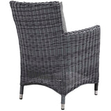 Summon Dining Outdoor Patio Sunbrella® Armchair by Lefancy