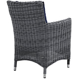 Summon Dining Outdoor Patio Sunbrella® Armchair by Lefancy