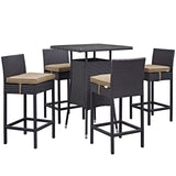 Convene 5 Piece Outdoor Patio Pub Set by Lefancy