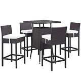 Convene 5 Piece Outdoor Patio Pub Set by Lefancy