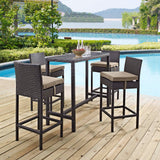 Convene 5 Piece Outdoor Patio Pub Set by Lefancy