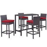 Convene 5 Piece Outdoor Patio Pub Set by Lefancy