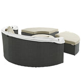 Sojourn Outdoor Patio Sunbrella® Daybed by Lefancy