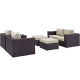 Convene 5 Piece Outdoor Patio Sofa Set by Lefancy