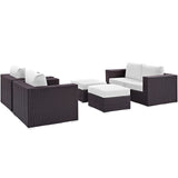 Convene 5 Piece Outdoor Patio Sofa Set by Lefancy