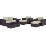 Convene 8 Piece Outdoor Patio Sofa Set by Lefancy