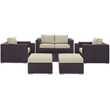 Convene 8 Piece Outdoor Patio Sofa Set by Lefancy