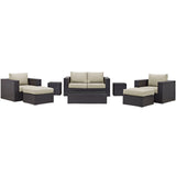 Convene 8 Piece Outdoor Patio Sofa Set by Lefancy