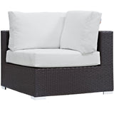 Convene 5 Piece Outdoor Patio Sectional Set by Lefancy