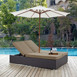 Convene Double Outdoor Patio Chaise by Lefancy