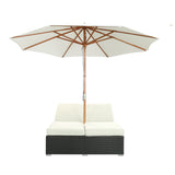 Convene Double Outdoor Patio Chaise by Lefancy